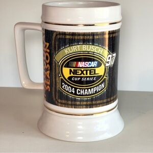 NASCAR Nextel Cup Series 2004 Inaugural Season Vintage Kurt Busch #97 Stein Mug